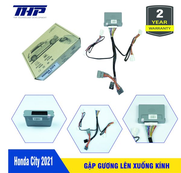 GẬP GƯƠNG LÊN XUỐNG KÍNH HONDA CITY (2017 -2020)/HONDA CITY (2021 -2024)/HONDA JAZZ (2017 -2022)/HONDA HRV (2017 -2022)