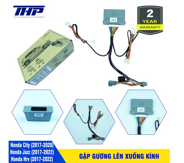 GẬP GƯƠNG LÊN XUỐNG KÍNH HONDA CITY (2017 -2020)/HONDA CITY (2021 -2024)/HONDA JAZZ (2017 -2022)/HONDA HRV (2017 -2022)