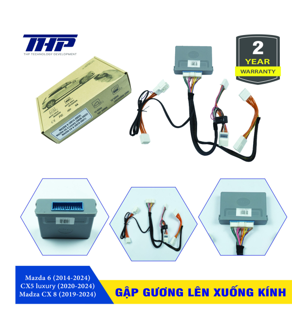 GẬP GƯƠNG LÊN XUỐNG KÍNH MAZDA 6(2014-2024)/ MAZDA CX5 Luxury (2020-2024)/ MAZDA CX8 (2019-2024)